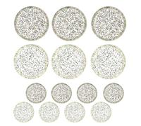 Cabilock Disques de Reliure en Plastique ABS de 35 cm Lot de 30 Pièces Couleurs Pastel Disques d'Expansion pour Cahiers à Feuilles Mobiles Accessoires de Reliure Pratiques pour Bureau