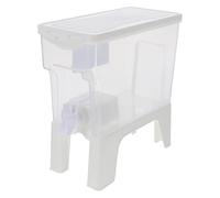 Cabilock Distributeur de Boissons Froide 3,5 L Blanc Robinet Amovible et Filtre Anti-fuite, Carafe à Eau du Réfrigérateur Grosse Capacité, Accessoire pour Préparation de Jus et Thés D'été