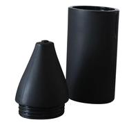 Cabilock Distributeur de Liquide Noir Format Bouteille Souple Rechargeable pour Lotion de Cuisine Shampooing et Gel Bouteille Presse Facile à Utiliser Contenant Étanche Polyvalent pour