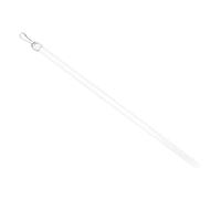 Cabilock Drapery Wand avec Crochet Transparent Accessoire de Tringle à Rideau Compatible Large Gamme Rideaux Installation Facile sans Outils