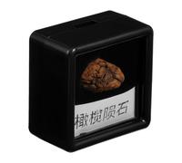 Cabilock Échantillon Véritable de Météorite Lithosidérite 1-2 Cm, Spécimen Pédagogique Scientifique Irrégulier en Pierre pour Décoration de Table et Éducatif D’enseignement