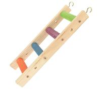 Cabilock Échelle en Bois pour Animaux de Compagnie, d'escalade Dressage pour Perruches et Petits Cacatoès, Accessoire pour Cage à Oiseaux