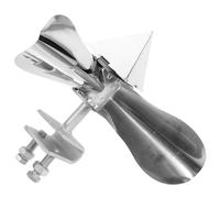 Cabilock Effaroucheur INOX en Acier Inoxydable Modélisation D'éoliennes pour Jardin, Outil de Jardin Décoration Automne Oiseau Actionnant Un Moulin à Vent