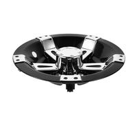 Cabilock Enjoliveur de Roue Rond en Plastique et Alliage pour Voiturette de Golf 10 Pouces, Installation Facile Protection UV, Accessoire Décoratif pour Usage Extérieur