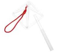 Cabilock Ensemble Pyramide Chantante en Cristal Quartz 127 CM avec Baguette de Percussion Instrument de Musicothérapie pour Yoga Contemplation et Décoration Intérieure Apaisante