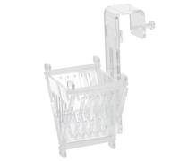 Cabilock Entonnoir d'alimentation pour Aquarium en Acrylique Pratique et Facile à Utiliser pour Poissons en Eau Douce ou Eau Salée
