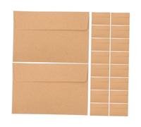 Cabilock Enveloppes D'invitation en Papier Kraft Brun A4 10,8 X 15,9 Cm Auto-adhésives 30 Pièces pour Mariage, Cartes de Vœux et Envoi de Photos, Fermeture Sécurisée, Format Vintage