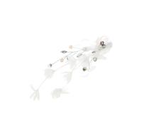 Cabilock Épingle à Cheveux Fleur Blanche Format 3d Léger Mariage Femme Cérémonie Soirée Accessoire Coiffure Élégante