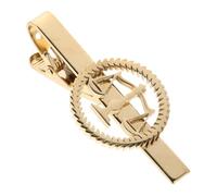 Cabilock Épingle à Cravate pour Homme en Acier Inoxydable Doré, Pince à Cravate Classique Motif Balance Justice, Fixation Sécurisée pour Mariage et Bureau