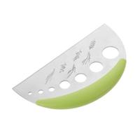 Cabilock Éplucheur d'Herbes Multifonctionnel 7 Fentes en Acier Inoxydable Vert, Arracheuse de Feuilles pour Basilic, Romarin et Chou Frisé, Ustensile de Cuisine Compatible Lave-Vaisselle