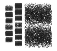 Cabilock Éponge à Maquillage Halloween pour Effets Spéciaux Noire 15 Pièces Création de Blessures Réalistes, Design Unique en Mousse, pour Fêtes et Théâtre