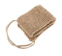 Cabilock Éponge Exfoliante Corps avec Poignées 60x11 Cm en Jute Naturelle Gommage Profond pour Hommes Bain Salle de Bain Lave-dos Ergonomic Exfoliant Corporel