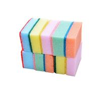 Cabilock Éponges de Nettoyage Couleur Aléatoire pour Vaisselle Lot de 30 en Éponge Confortable Prise en Main Facile, Cuisine Salle de Bain la Maison