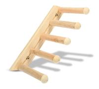 Cabilock Étagère à Chat en Bois Naturel Plateforme Murale pour Chat D'intérieur Satisfait Instinct de Griffade Artisanat Soigné pour Maison Intérieur et Cochons d'Inde