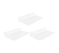 Cabilock Étagère à Chaussures Murale Transparente 3 Pièces Installation Facile sans Outils Présentoir à Chaussures Flottant pour Rangement Portable Talons