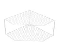 Cabilock Étagère D'angle À 2 Niveaux Organisateur De Casseroles Étagère D'armoire De Cuisine Support De Rangement De Pots En Fil Métallique Pour Garde-Manger À Domicile Organisateur De