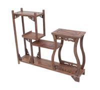 Cabilock Étagère de Antique pour Curiosités Support Décoratif pour Théière et Objets Artisanaux Design Chinois Élégant pour Salon Bureau ou Salle de Thé