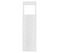 Cabilock Étagère de Placard Extensible Réglable Plastique Organisateur de Rangement pour Armoire Tablette de Séparation Ajustable pour Dressing Support de Rangement Cabinet Simple à