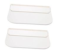 Cabilock Étagère Murale Adhésive Petite Pliable sans Perçage pour Cuisine Salle De Bain Dortoir 2 Pièces