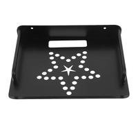 Cabilock Étagère Murale Routeur Aluminium Spatial Noir Support Stable pour Projecteur et Boîtier Multimédia Installation Facile et Sécurisée