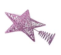 Cabilock Étoile de Sapin de Noël Dégradée Forme Détoile Creuse Décoration Scintillante Réutilisable pour Arbre de Noël Fête et Intérieur