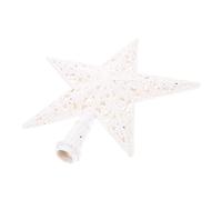 Cabilock Étoile Scintillante De Sapin De Noël - Fournitures De Fête, Chapeau D'arbre En Plastique Blanc