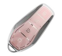 Cabilock Étui de e Voiture avec Strass Rose Coque Extérieure Antidérapante Résistante à Usure Protection Stable et Accès Complet aux Boutons Housse Fine pour Télécommande