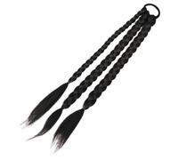 Cabilock Extension de Queue de Cheval Tressée Synthétique Élastique pour Femmes et Filles Cheveux Longs Style Tresse Africaine Ajout de Volume et Décoration Capillaire