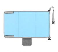 Cabilock Extension de siège d'avion et repose-pieds de voyage réglable pour enfants en tissu Oxford doux pour des vols confortables
