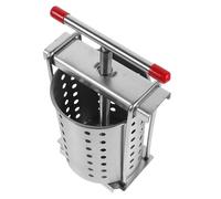 Cabilock Extracteur de Jus Manuel en Acier Inoxydable Argenté 1.2l Grosse Capacité sans Fil pour Citron et Lard en Pique-niques