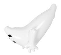 Cabilock Fantôme Gonflable Blanc Suspendu en PVC pour Décoration Halloween, Crochet Pratique, Solide Décorations Commerciales et Fêtes Effrayantes