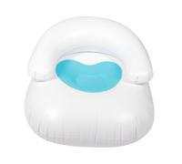 Cabilock Fauteuil Gonflable PVC avec Dossier Chaise Relax Portable et Légère Intérieur Pliable Confortable pour Salon et Chambre Design Minimaliste Bleu