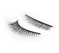 Cabilock Faux Cils Longs Naturels Faits Main Volumineux et Courbés pour Maquillage Professionnel ou Usage Domestique Confortables et Faciles à Poser Noir Intense Paire