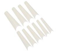 Cabilock Faux Ongles French Sticks 500 Pièces Xxl en Abs Naturel pour Nail Art Femmes Usage Professionnel et Fêtes Conseils Ongles Longs Forme Cercueil