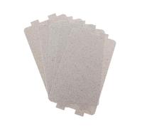 Cabilock Feuille De 5 Pièces Flocons De Mica Micro-ondes Mini-micro- Grille Du Four Couverture De Micro- Couvercle Micro-ondes Pour La Nourriture Silver Papier Mica