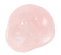 Cabilock Figurine Chat Cristal Naturel pour Décoration Intérieure Sculpture Ornement Mignon pour Bureau Chambre et Salon