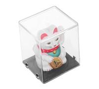Cabilock Figurine Chat Solaire avec Bras Oscillant Automatique Décoration Feng Shui Compacte pour Voiture et Maison de Richesse et