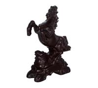 Cabilock Figurine de Cheval Sculpté Statue Feng Shui Animaux Chinois Décoration Richesse pour an Chinois Naturel