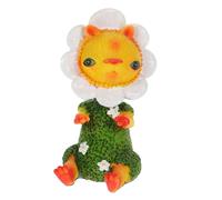 Cabilock Figurine de Jardin Tournesol Résine Décoration Artistique pour Bureau et Maison Ornement Lifelike pour Aménager Votre Extérieur et Créer Un Univers