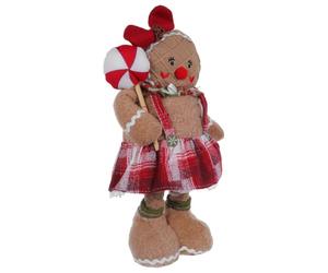 Cabilock Figurine de Noël Épice Extensible en Tissu pour Marchands
