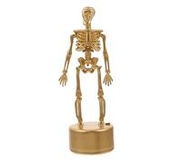 Cabilock Figurine de Trophée de Crâne Statue de Squelette Décorations d'halloween pour Accessoires de Fête de Scène de Cimetière