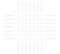 Cabilock Fil de Coupe-fromage en Acier Inoxydable Argenté 15pcs Découpe Précise et Compatible Lave-vaisselle pour Fromages et Charcuteries Lors D'événements