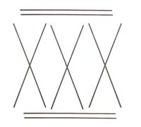 Cabilock Fil de tungstène haute température 10pcs pour bijoux en céramique, outils de cuisson de poterie, accessoires de four résistants à la chaleur, fabrication en atelier professionnel