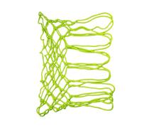 Cabilock Filet de Basket-Ball Extérieur en Nylon Fluorescent 45 CM 12 Crochets Filet Lumineux Rechargeable à L’Énergie Solaire Accessoire de Sport Solide pour Terrain de Basketball en