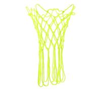 Cabilock Filet de Basket-Ball Fluorescent Jaune 50 Cm à 12 Crochets, Filet de Remplacement en Nylon Résistant pour Panier de Basket Extérieur Professionnel, Utilisation Scolaire et