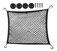 Cabilock Filet Rangement Coffre Voiture Élastique Renforcé Double avec Accessoires Installation Facile pour Camions SUV et Voitures