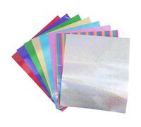 Cabilock Film de Transfert Textile Thermorétractable 8pcs en Pet pour T-shirts, Compatible Plupart des Tissus, pour Personnalisation et Bricolage Couleur Couleur Aléatoire Style Aléatoire