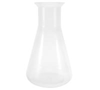 Cabilock Fiole Erlenmeyer en plastique transparente à large ouverture, bécher gradué cylindrique pour laboratoire de chimie et d'enseignement des sciences 1 000 ml