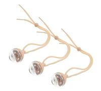Cabilock Flacons Diffuseurs de Parfum Suspendus pour Voiture 3Pcs en Verre et Bois Rechargeables Accessoire de Rétroviseur Décoration Automobile