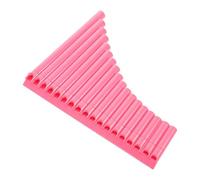 Cabilock Flûte de Pan Traditionnelle Rose pour Débutants, Instrument en Résine Abs, Performance Professionnelle, pour Concerts Scolaires et Apprentissage Musical